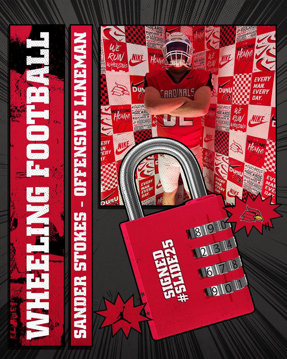 Wheeling U Football (@wheelingu_fb) on Twitter photo 🔥💯| #SLIDE25 🔴⚫️⚪️
✍🏼| Sander Stokes
📱| <a href="/StokesSander/">sander stokes</a>
📍| North Schuylkill (PA)
🚨| OL
📋| 6’3 295
🎥| hudl.com/video/3/157680…
#TEAM8 | #NSD25 | #EveryMan | #EveryDay 🔥💯| #SLIDE25 🔴⚫️⚪️
✍🏼| Sander Stokes
📱| <a href="/StokesSander/">sander stokes</a>
📍| North Schuylkill (PA)
🚨| OL
📋| 6’3 295
🎥| hudl.com/video/3/157680…
#TEAM8 | #NSD25 | #EveryMan | #EveryDay