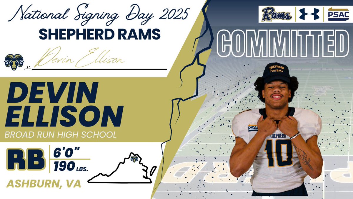 Next joining the Ram family 🐏🏈

<a href="/Devin__Ellison/">Devin "Deli" Ellison⚡️</a> 

#Team96