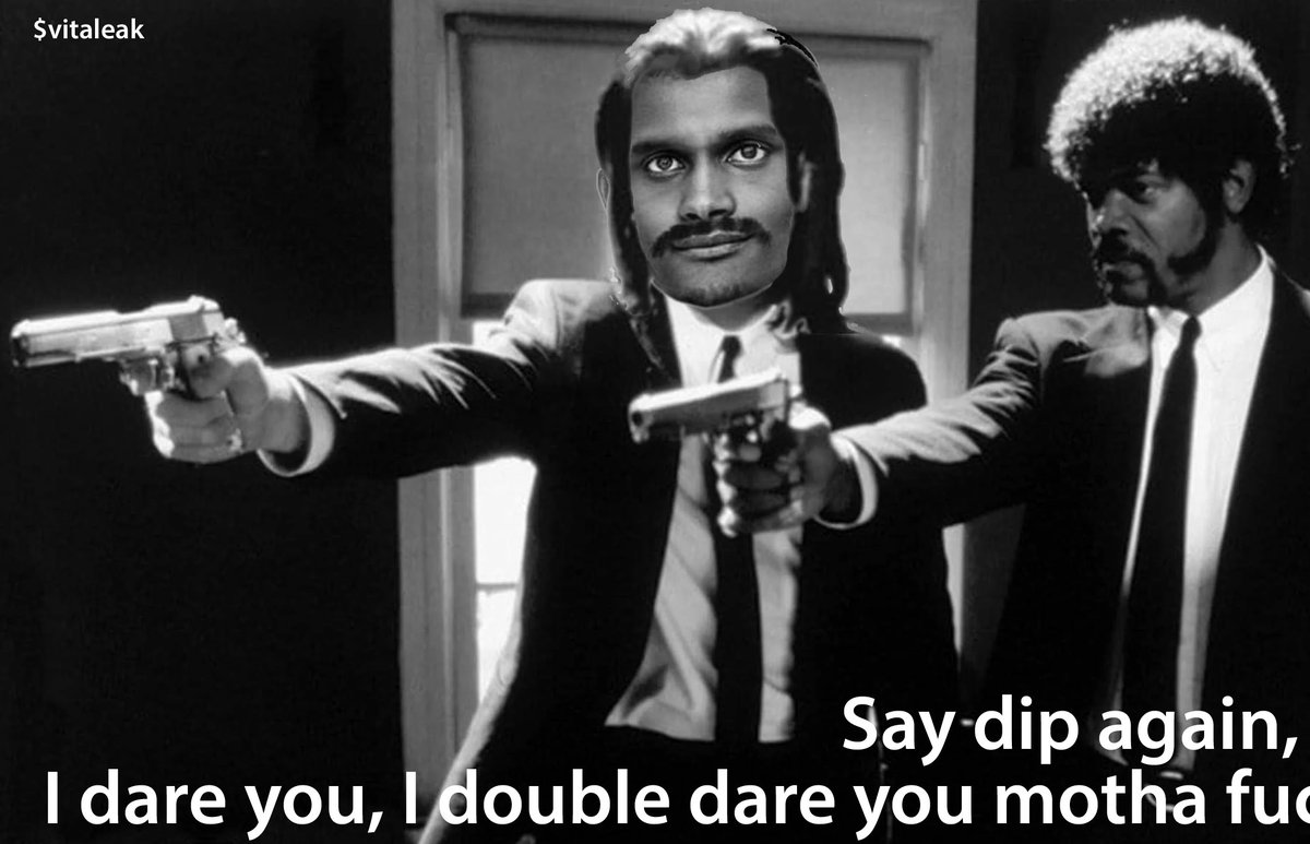 Did you buy the dip?  - The actual dip?

The dip of the dip? - The dip of the real actual dip?

The dip of the dippity dip dip?

💩

63ecu5zd8SR4Fxj3KdCCHb9TAHjsjkNHWM7qXQBQKa7

#hodl #memecoin #Solana #crypto #trumpdump