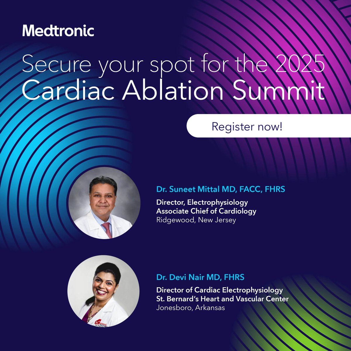 Secure your spot for the 2025 Cardiac Ablation Summit! Led by our Program Directors Dr. Devi Nair and Dr. Suneet Mittal in Chicago on March 7-9. Join us as we explore innovative technology and advancements in EP. #Epeeps #CardiacAblationSummit
Register:bit.ly/3CGDKro