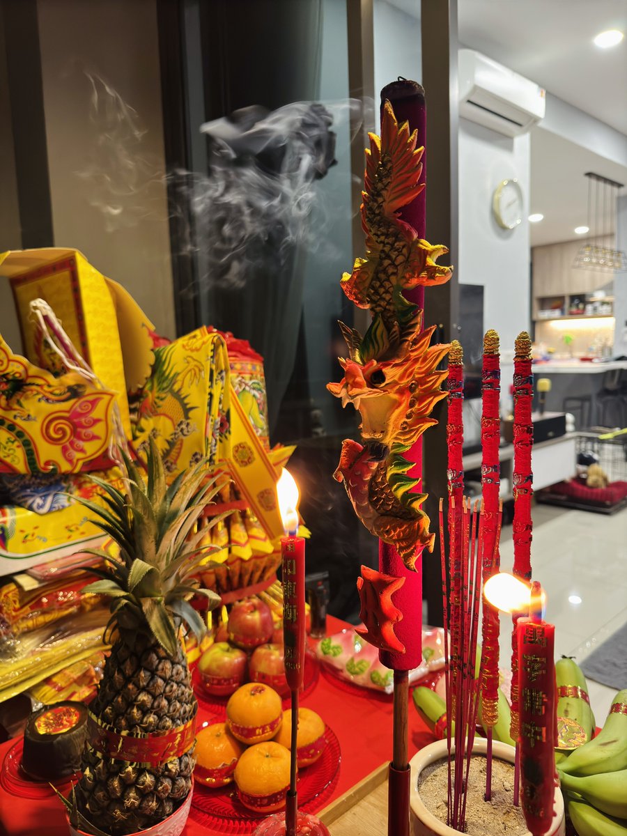 天公保佑。
#年初九 #拜天公