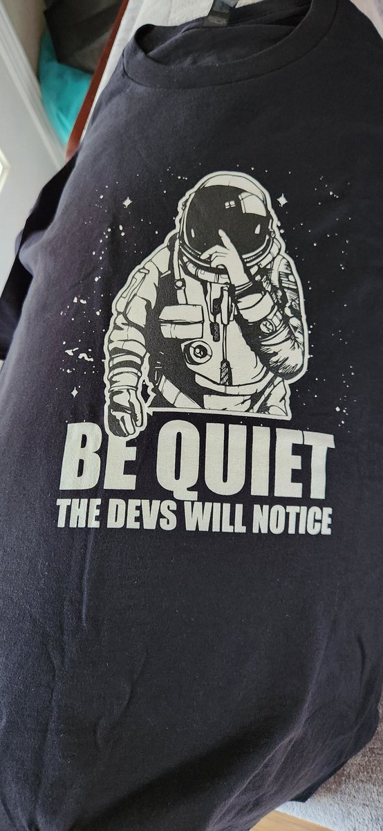 CodePrime8's tweet image. Got my #spacetime shirt today!