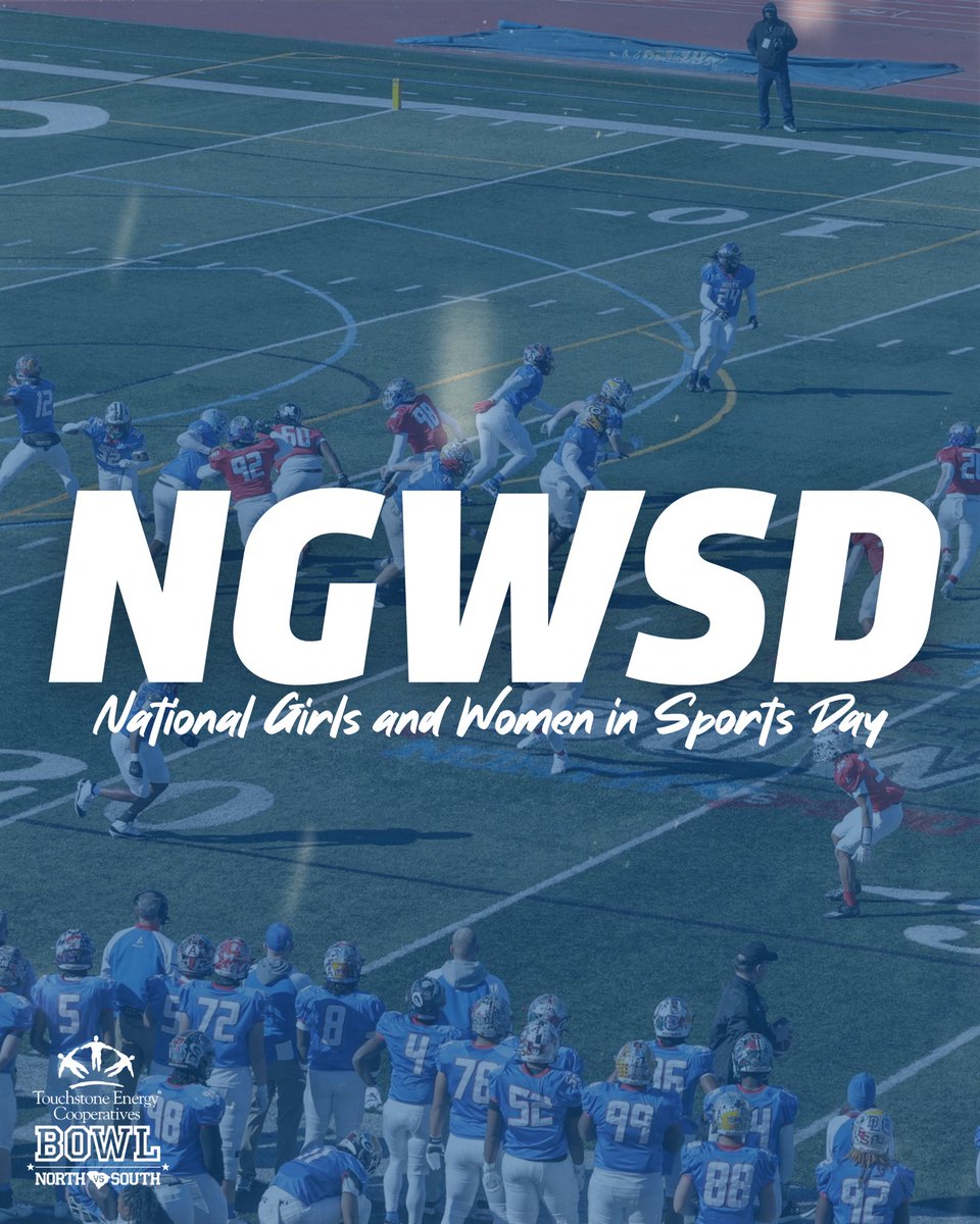 Women in sports are changing the game! 🙌

We proudly celebrate National Girls &amp; Women in Sports Day! We are grateful for the women who impact and elevate this game daily! 

#TouchstoneEnergyBowl #NGWSD