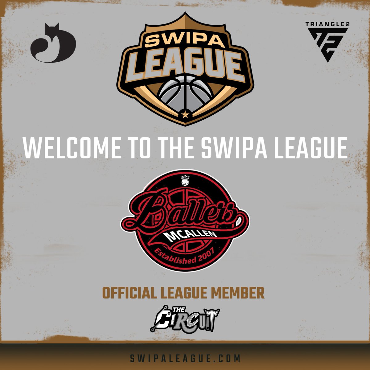 The Circuit (@thecircuit) on Twitter photo McAllen Ballers (TX) will be running in the inaugural Swipa League 🦊
📍 Dallas | San Antonio | Houston
🆚 17U | 16U | 15U
🎟️ Invite Only
<a href="/McAllenBallers/">McAllen Ballers</a> ✖️ <a href="/TheCircuit/">The Circuit</a> ✖️ <a href="/swipathefox/">De'Aaron Fox</a>
Program application ⤵️ Limited spots available
swipaleague.sportngin.com/register/form/… McAllen Ballers (TX) will be running in the inaugural Swipa League 🦊
📍 Dallas | San Antonio | Houston
🆚 17U | 16U | 15U
🎟️ Invite Only
<a href="/McAllenBallers/">McAllen Ballers</a> ✖️ <a href="/TheCircuit/">The Circuit</a> ✖️ <a href="/swipathefox/">De'Aaron Fox</a>
Program application ⤵️ Limited spots available
swipaleague.sportngin.com/register/form/…