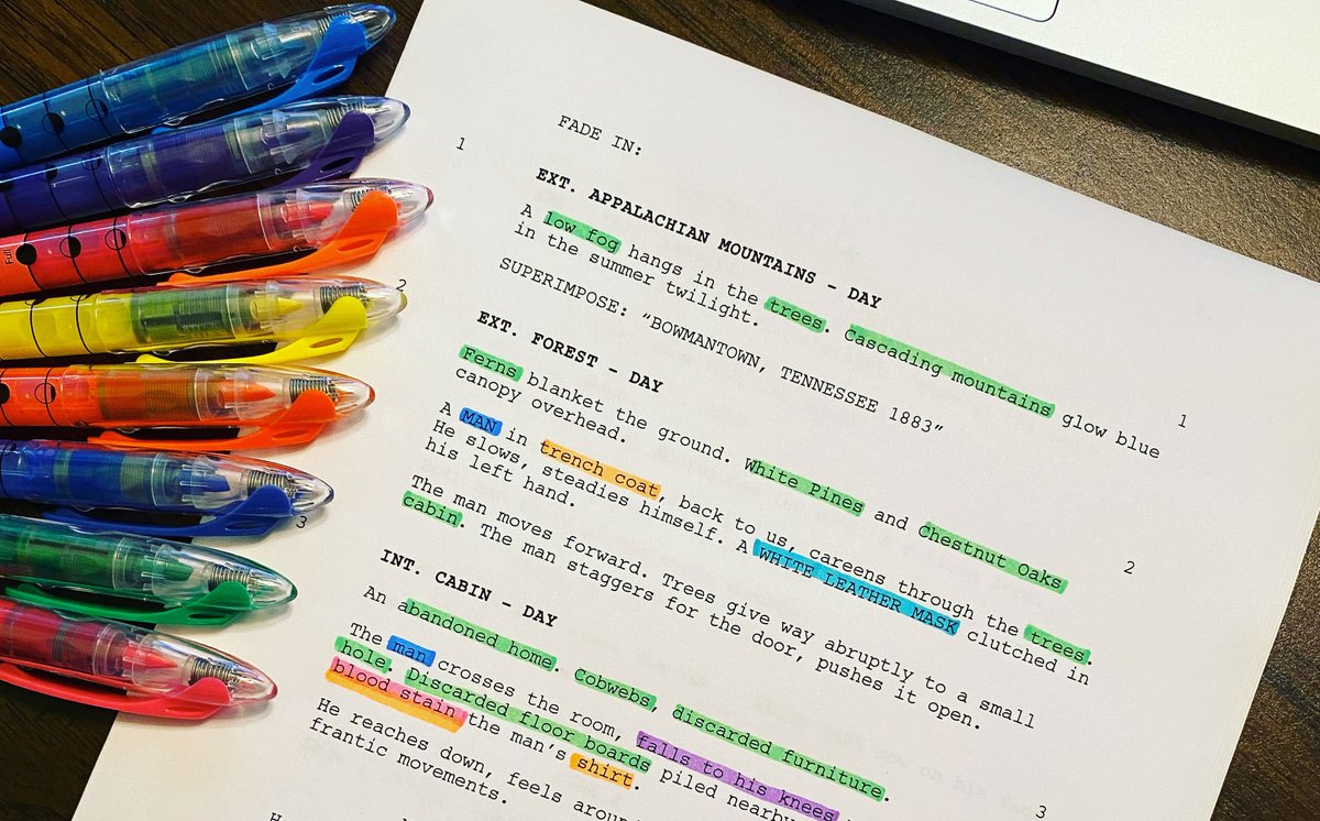 writedirectfilm's tweet photo. So you’re done with development and ready for pre-production. Congrats! Now it’s time to breakdown your script. Why do we do this? It helps you plan for every detail needed for production:

https://t.co/JyQkcVvcDa #scriptbreakdown https://t.co/zG80dEypig