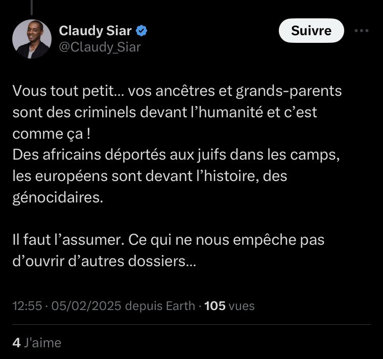 Grave dérapage raciste de Claudy Siar, producteur de l’émission « Couleurs Tropicales » sur la radio publique <a href="/RFI/">RFI</a>