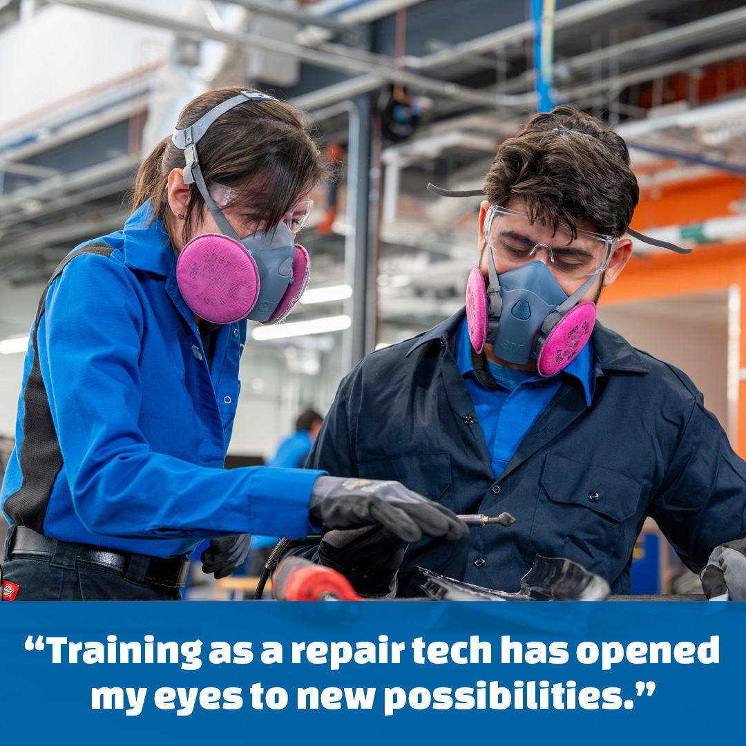 WorkInCollision's tweet image. 👐 Aren is hands-on, enjoys fixing things &amp;amp; can’t wait to take over the family shop someday. Most of all, he likes how rewarding it is to make someone happy and can’t wait for satisfied customers of his own. 😁 Sound like something you’d like to do? 🫵 DM us! #WorkInCollision