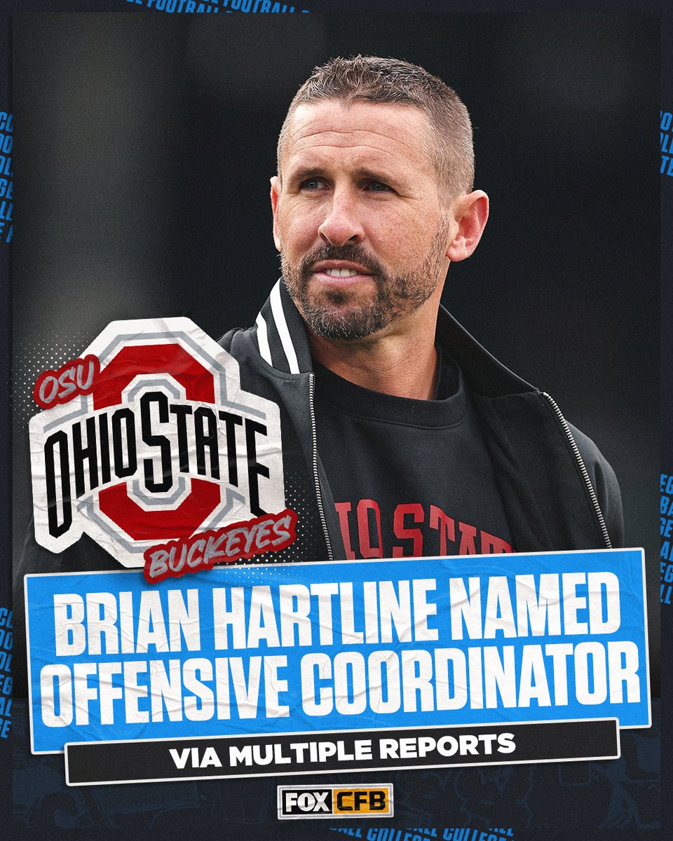 Brian Hartline has been promoted to Offensive Coordinator at Ohio State, via multiple reports.

Hartline has previously served as WR Coach, as well as OC for the Buckeyes.