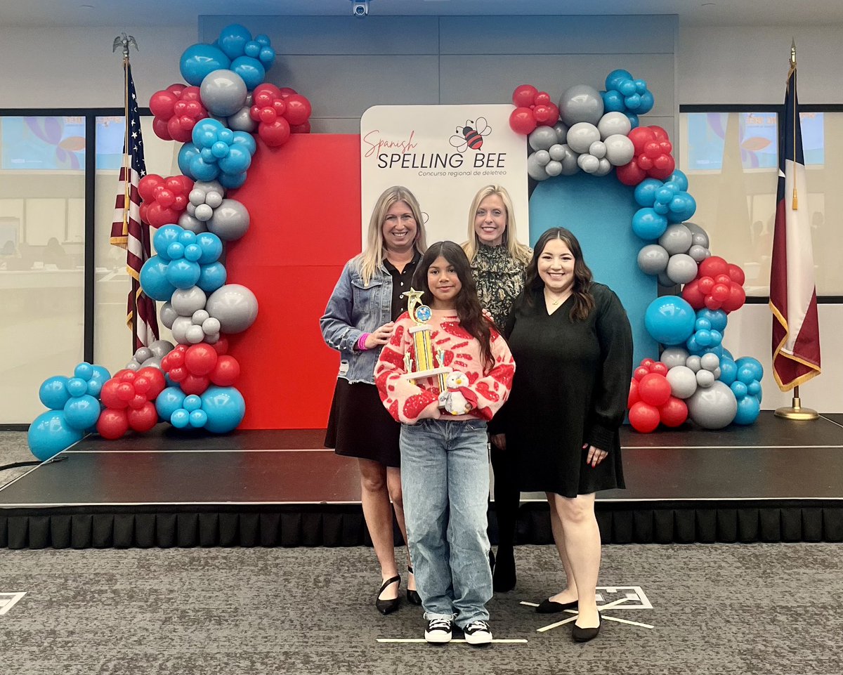 Tomball ISD (@tomballisd) on Twitter photo #DestinationExcellence
Congratulations again to <a href="/TISDOIS/">Oakcrest Intermediate</a> fifth grader Antonella Montero for Winning the inaugural Region 4 Spanish Spelling Bee to advance to the State competition.
Read more: tomballisd.net/about-tisd/dep… #DestinationExcellence
Congratulations again to <a href="/TISDOIS/">Oakcrest Intermediate</a> fifth grader Antonella Montero for Winning the inaugural Region 4 Spanish Spelling Bee to advance to the State competition.
Read more: tomballisd.net/about-tisd/dep…