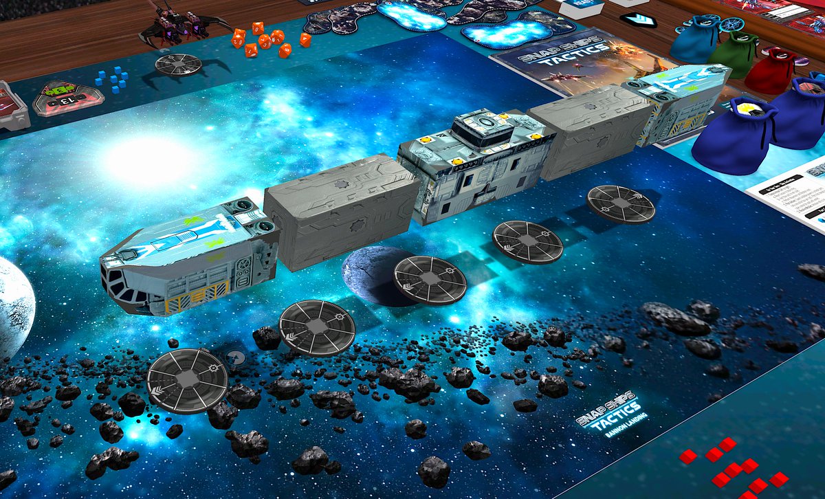 ICYMI - you can play Snap Ships Tactics online with our free mod for Tabletop Simulator! It even supports our  new Scenario "3:10 to Ymir." Don't know how to use Tabletop Simulator? We've got you covered with a Snap Ships tutorial: youtube.com/watch?v=363iTI…