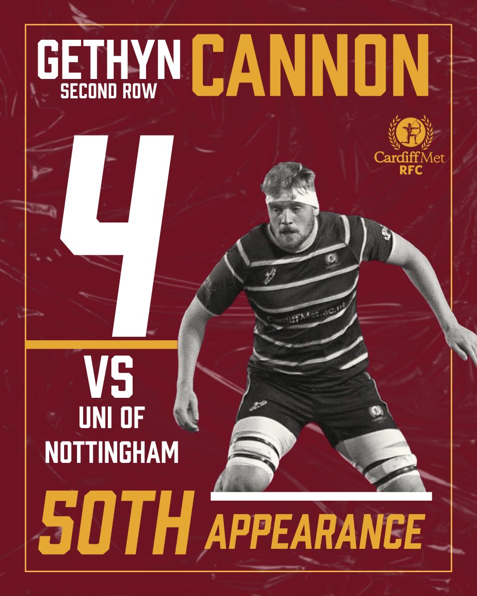 Milestone moment 5️⃣0️⃣

A congratulations to Archer Gethyn Cannon on reaching his 50th cap in tonight’s Rugby 1 thriller against the University of Nottingham 🎓

Congratulations Gethyn, here’s to many more in an Archers Jersey 🏹

#Archers #Milestone