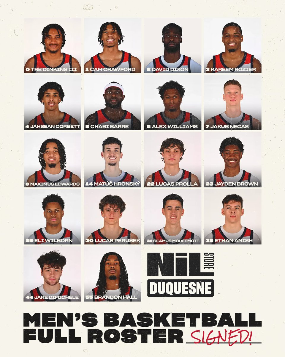 Duquesne NIL Store tweet media