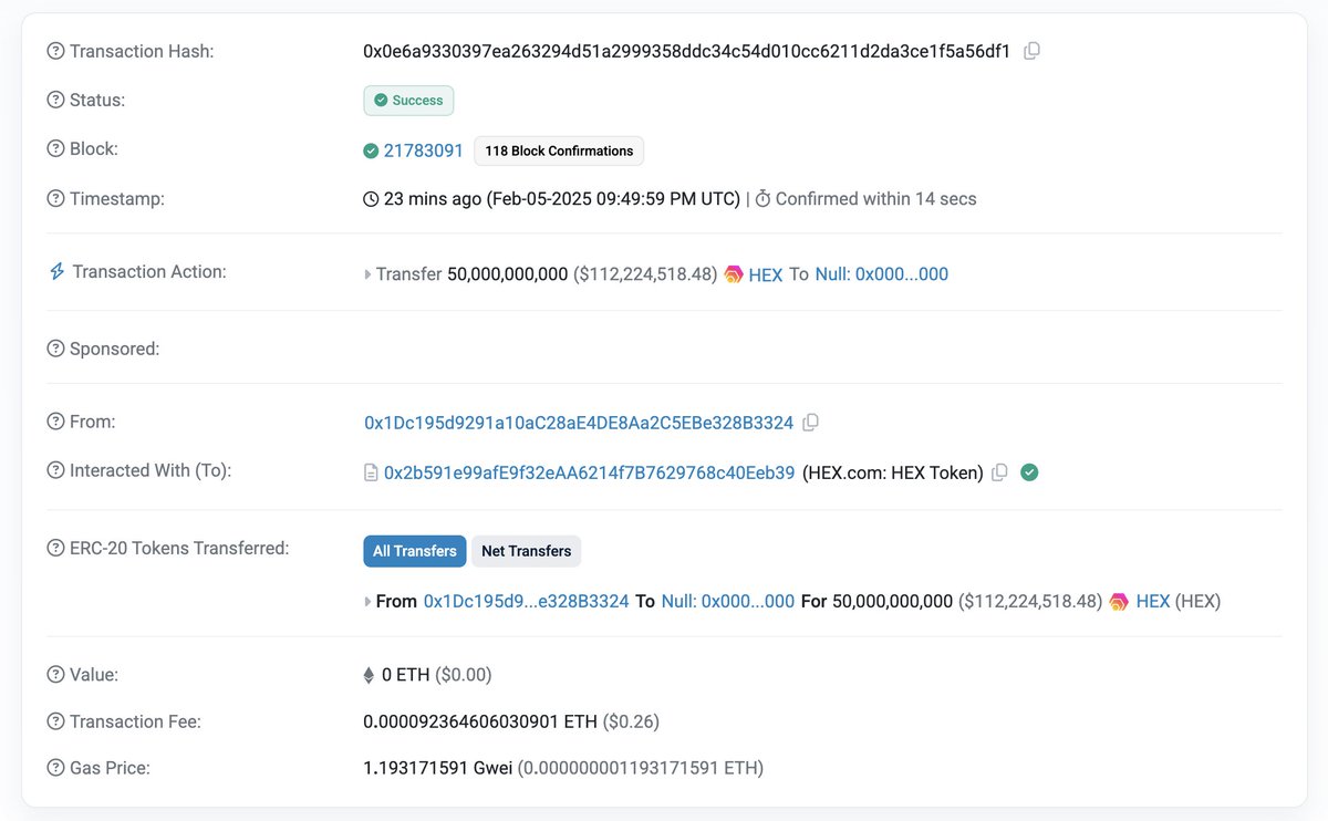 The OA just staked 50B $HEX on Ethereum 🔥

BULLISHHH 🚀