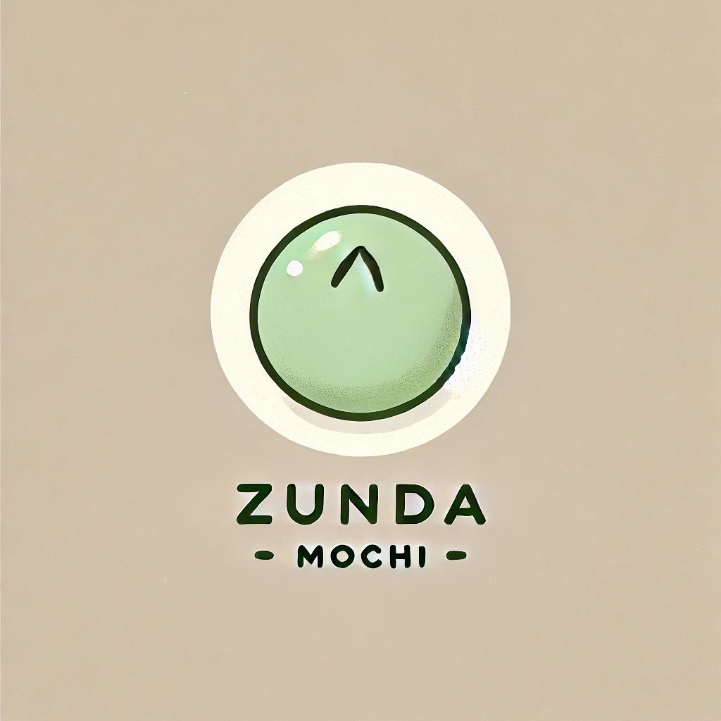 suzey_tp's tweet image. AIにずんだ餅の旗を作ってもらった。ずん子が世界征服する日も近い。 #Logo_Creator #LogoCreator