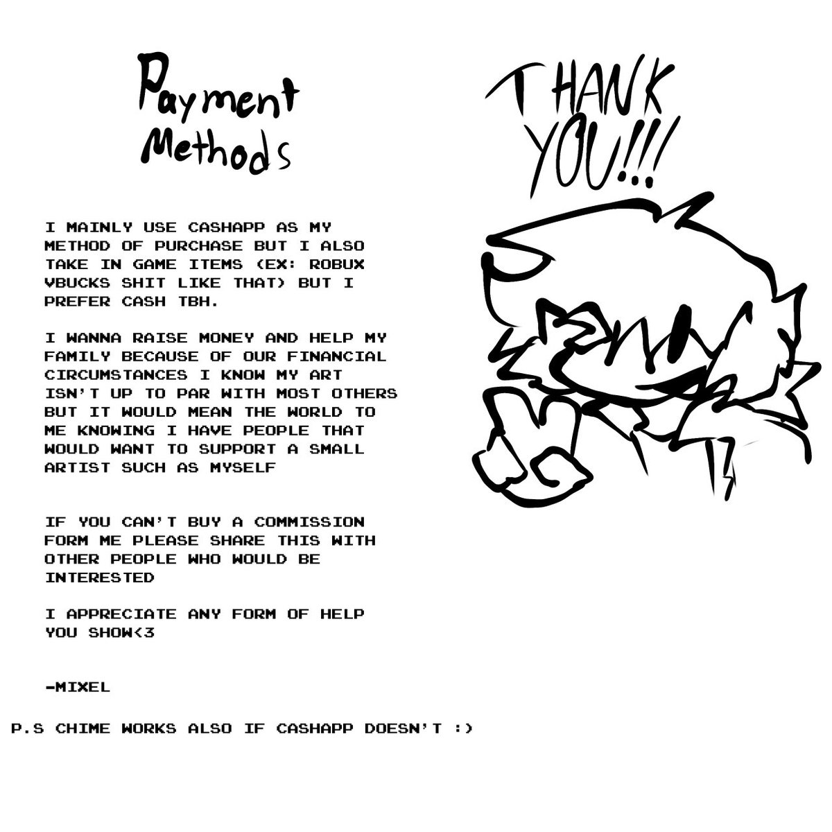 Mixel (commissions are open) tweet media