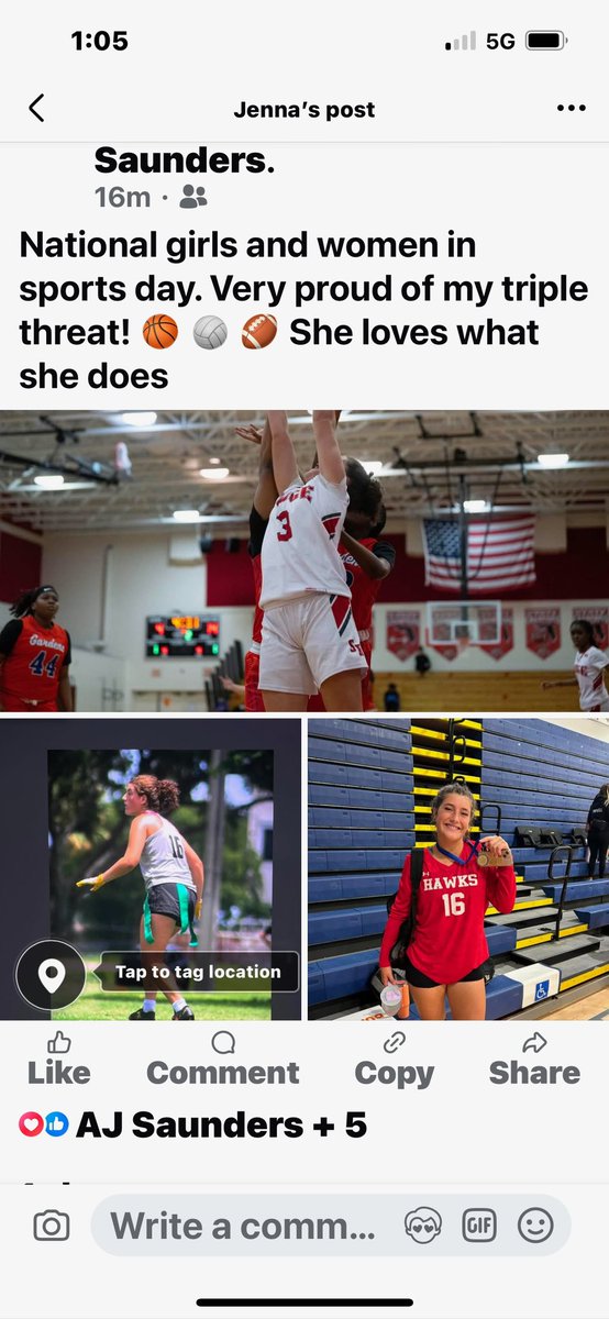 Happy National girls and women sports day!