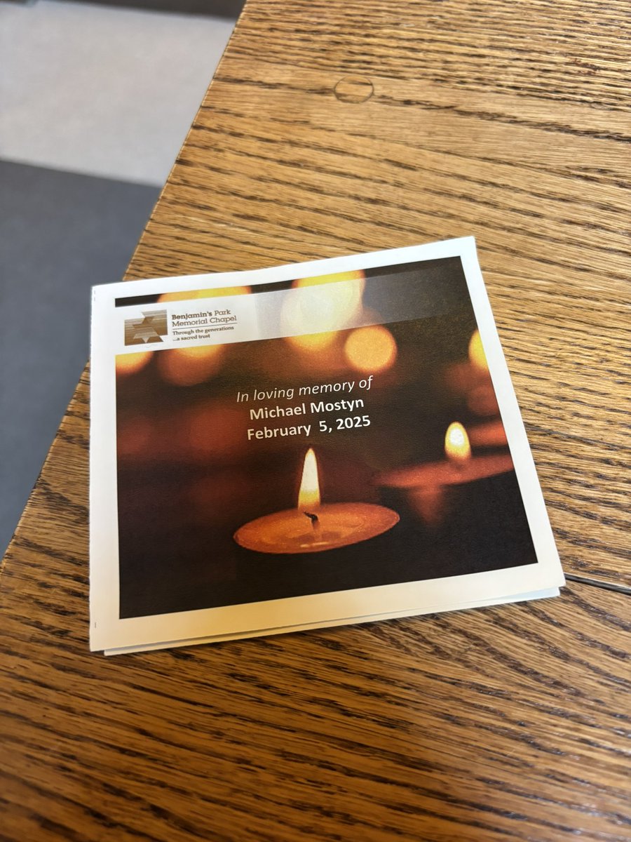 Michael Mostyn was a strong, courageous leader. 

I had the privilege of meeting him, including at the 2023 Yom Ha’azmaut flag raising at City Hall. 

Michael was one of Canada’s strongest voices against antisemitism. Today, we honoured his legacy at Benjamin’s Park Memorial