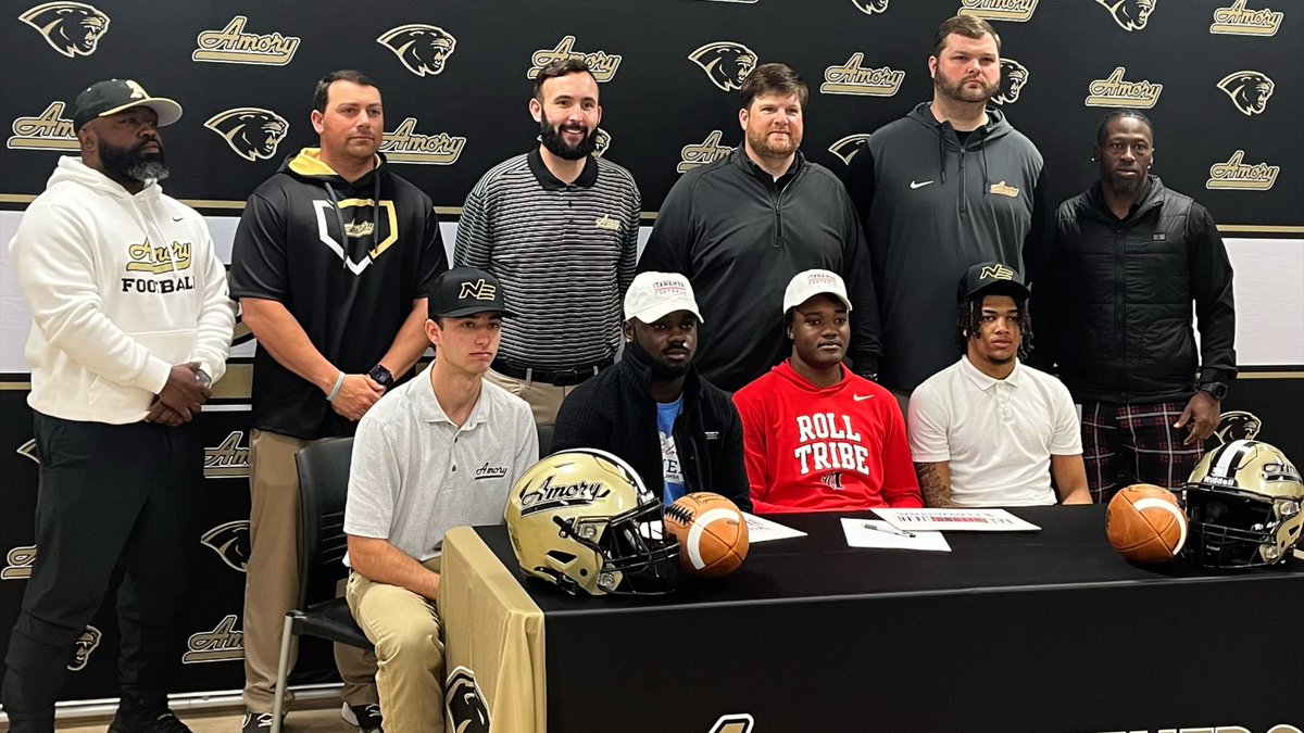 4 Amory players sign with junior colleges. More details in the following link. wtva.com/sports/high-sc…