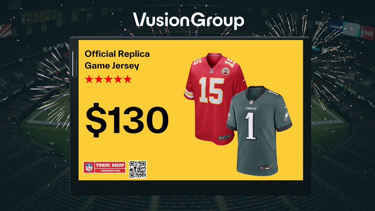 VusionGroup (@vusiongroup) on Twitter photo 🏈 Eyes on the Field & Your Shelves! Ready to Score? 
As the Big Game nears, shoppers finalize their watch party lists. Is your in-store campaign ready to shine?
VusionGroup’s Retail Media Solution boosts sales & engagement at the shelf. Let’s win big! 🏆
#SuperBowlLIX #retail 🏈 Eyes on the Field & Your Shelves! Ready to Score? 
As the Big Game nears, shoppers finalize their watch party lists. Is your in-store campaign ready to shine?
VusionGroup’s Retail Media Solution boosts sales & engagement at the shelf. Let’s win big! 🏆
#SuperBowlLIX #retail