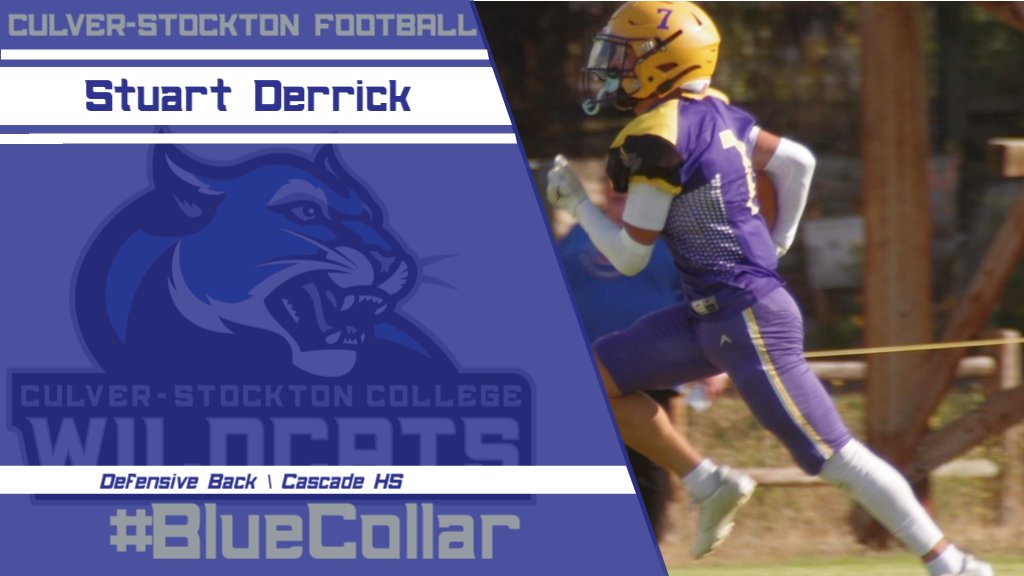 Culver Football (@cscwildcatsfb) on Twitter photo The newest #BlueCollar addition to the Wildcats, welcome home Stuart Derrick.
#NSD25 | #WhoWeAre | <a href="/db7_SD/">Stuart Derrick</a> The newest #BlueCollar addition to the Wildcats, welcome home Stuart Derrick.
#NSD25 | #WhoWeAre | <a href="/db7_SD/">Stuart Derrick</a>