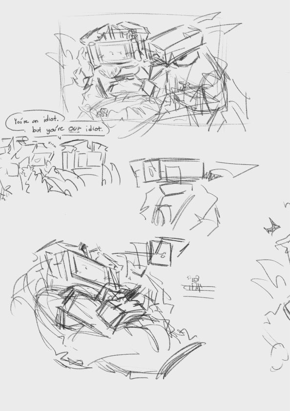NumbSkelly's tweet photo. Rough sketches that I’m still pretty fond of https://t.co/jLDUKRwBoZ
