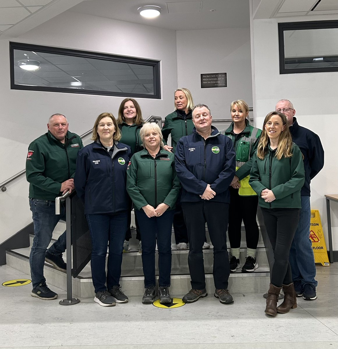 Sincere thanks to Maynooth Community First Responders for hosting us at their training in Maynooth Community College this evening. Great to go over scenarios and train with knowledgeable and friendly fellow CFRs.
