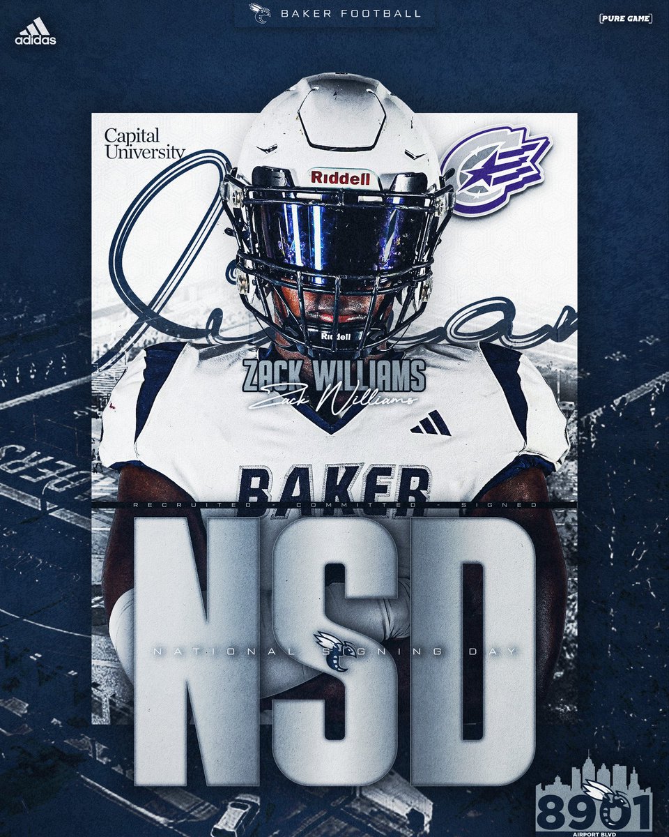 National Signing Day 2025
Recruited•Offered•Committed•Signed
Congratulations Zack Williams!