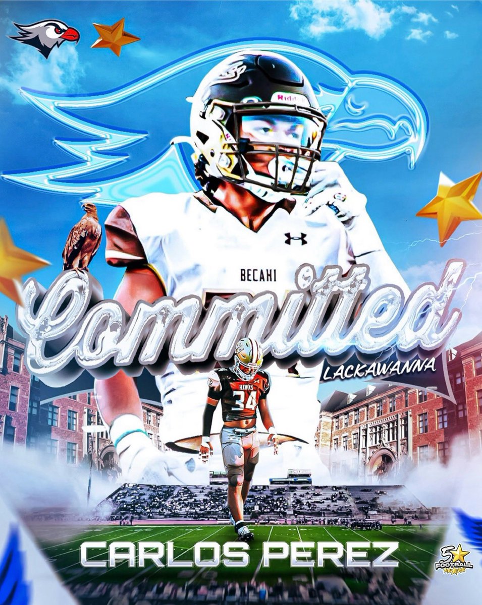 Happy to say that I will be taking my talents to <a href="/LCFalconsFB/">Lackawanna College Football</a>, thank you to Coach Duda and Coach Reiss for the opportunity!