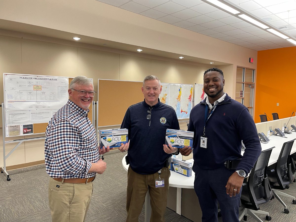 As part of its commitment to proactive preparedness and community safety, on Feb. 5, 2025, MCEMA provided NOAA Weather Radios to all 102 public schools in Mobile County's four school systems: MCPSS + city schools: Chickasaw, Saraland &amp; Satsuma. Read mor... bit.ly/42QhplE