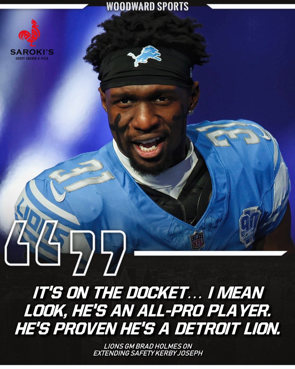 woodwardsports's tweet image. Patiently waiting for the Kerby Joseph extension 😎

@JKERB25