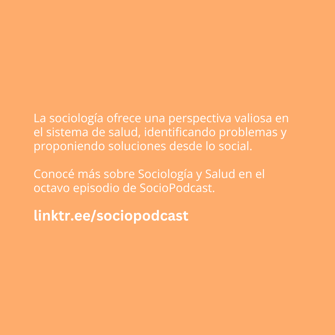 🎙️ Nuevo en #SocioPodcast: Exploramos la sociología de la salud, más allá de lo biológico. Descubre cómo influyen los factores sociales y culturales en la salud, desde comunidades rurales hasta la salud mental.¡Escucha el episodio!  (link en bio).
#sociologia #salud #UBA