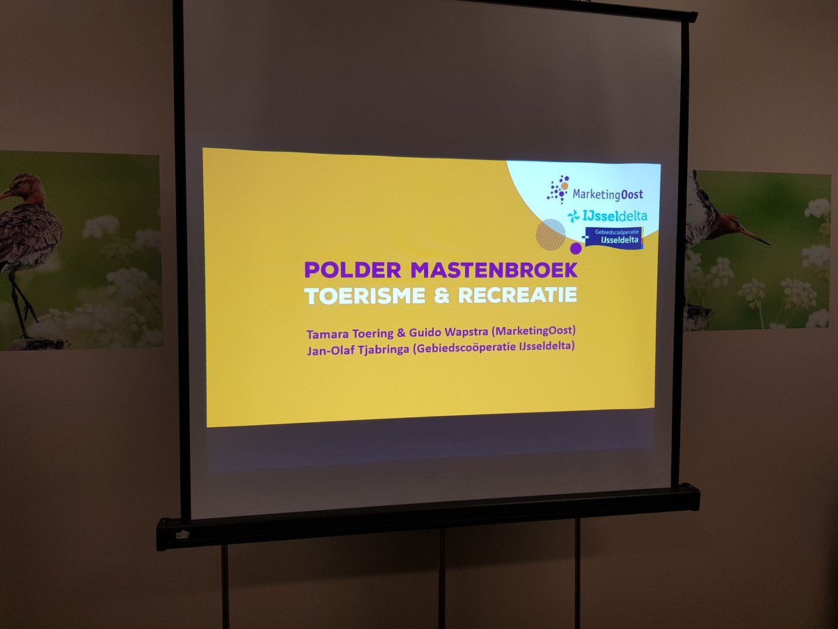 Vanavond bijgewoond een brainstormsessie over R&amp;T ontwikkelingen in de Mastenbroekerpolder. Interessante nieuwe ideeen, maar ook rust moet blijven. Zet  meer in op de kracht van het gebied. Laat, promotionel gezien,  samengevat beter zien  wat er al  is.