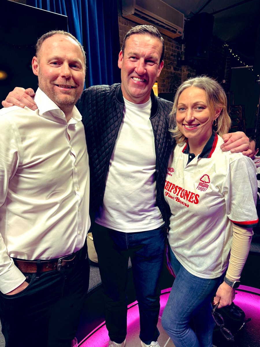 Such a great evening hearing Mark Crossley’s Forest stories, what a legend! <a href="/bignorms/">Mark Crossley</a> <a href="/footballontnt/">Football on TNT Sports</a> <a href="/NFFC/">Nottingham Forest</a> #nottinghamforest #nffc