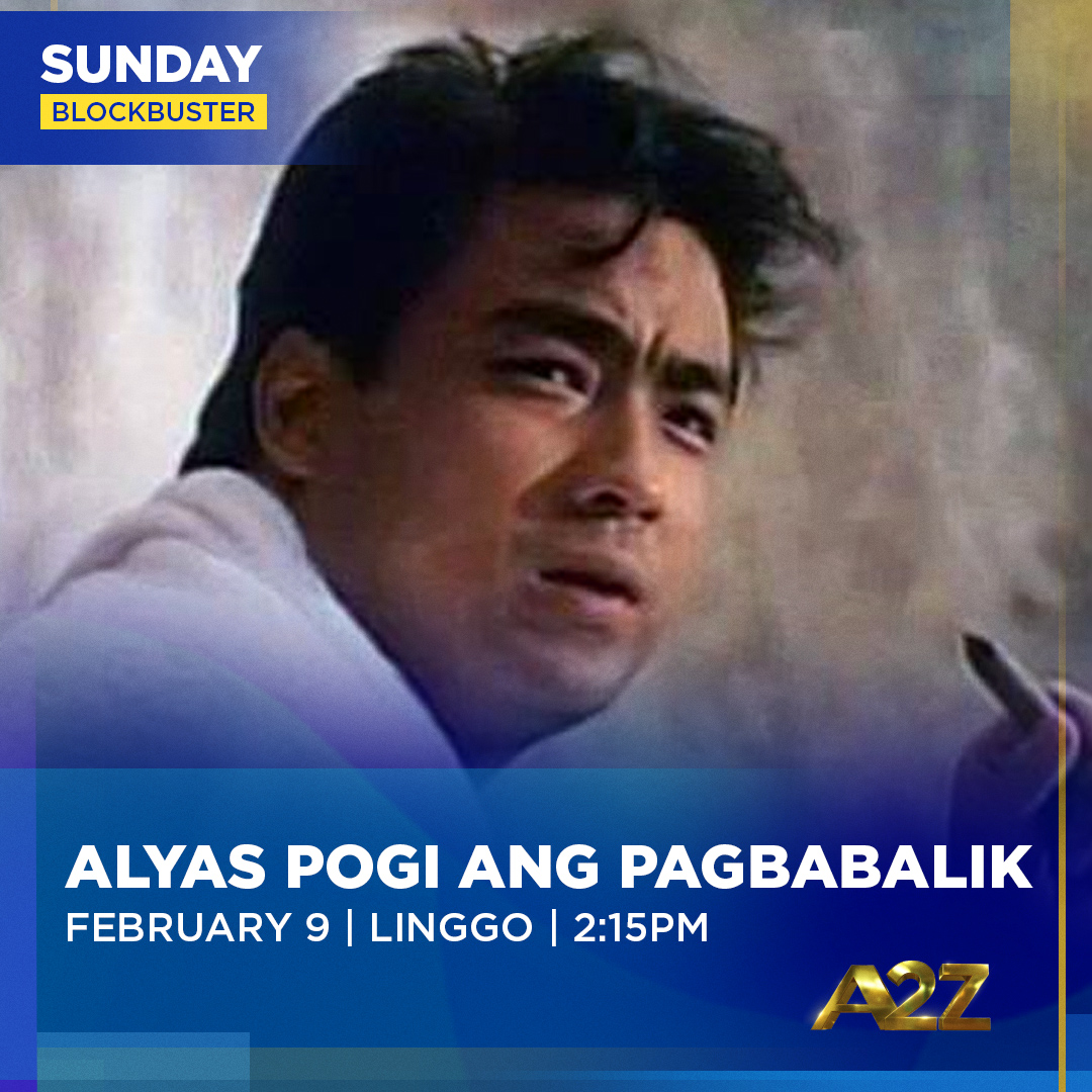 OfficialA2ZPH's tweet photo. Kapag bumalik ang kasamaan, babalik din ang tunay na matapang!

🎬 ALYAS POGI ANG PAGBABALIK ngayong Linggo, 2:15PM sa #SundayBlockbuster ng #A2Z. https://t.co/0M4OPF1Pv5