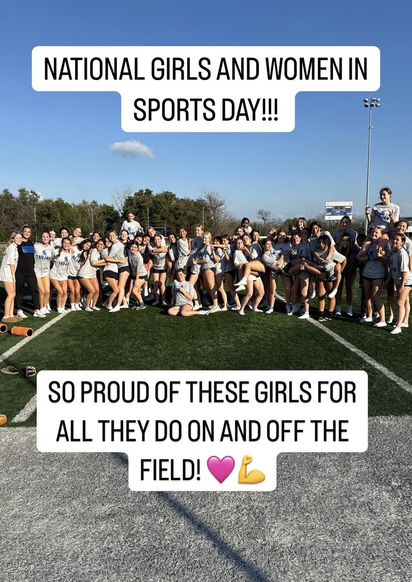 Happy National Girls and Women in Sports Day! So proud to coach, coach with and coach against some of the most hard working girls and women! 💪🩷