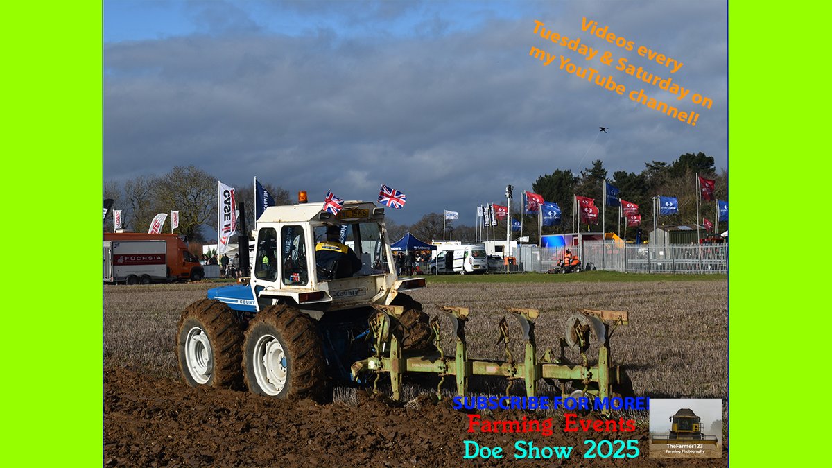 TheFarmer123YT's tweet image. Farming Events - Doe Show 2025: Ploughing with Ford County. Video live on my channel - Check it out youtu.be/GyZ3zcfaleQ Thanks! @ErnestDoeSons #DoeShow #Ford #FordCounty #Ploughing #Farming #FarmingPhotography #Agriculture