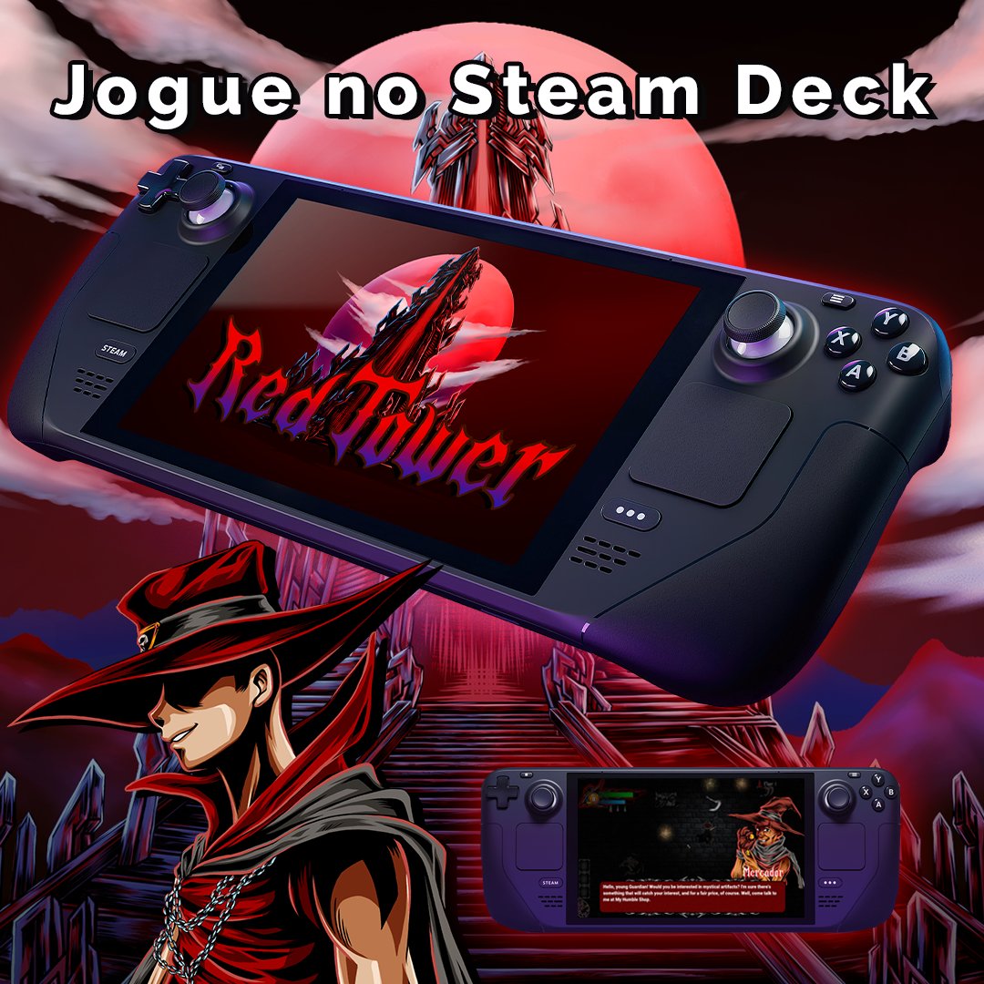 Hoje estamos felizes de anunciar o lançamento do nosso game "Red Tower"

Promoção de lançamento com 15% de desconto.

#jogueredtower #redtower #indiegame #indiebr #jogobrasileiro 
store.steampowered.com/app/2065280/Re…