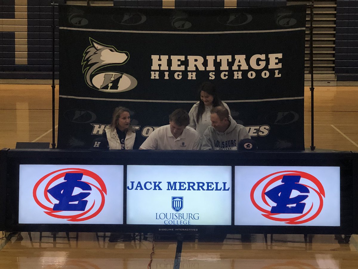 Congrats to William Leahy and Jack Merrell on completing their official signing day!  Jack will be headed to Louisburg College and William Leahy will be headed to Army West Point to play baseball.  Looking forward to watching this battery play this Spring!