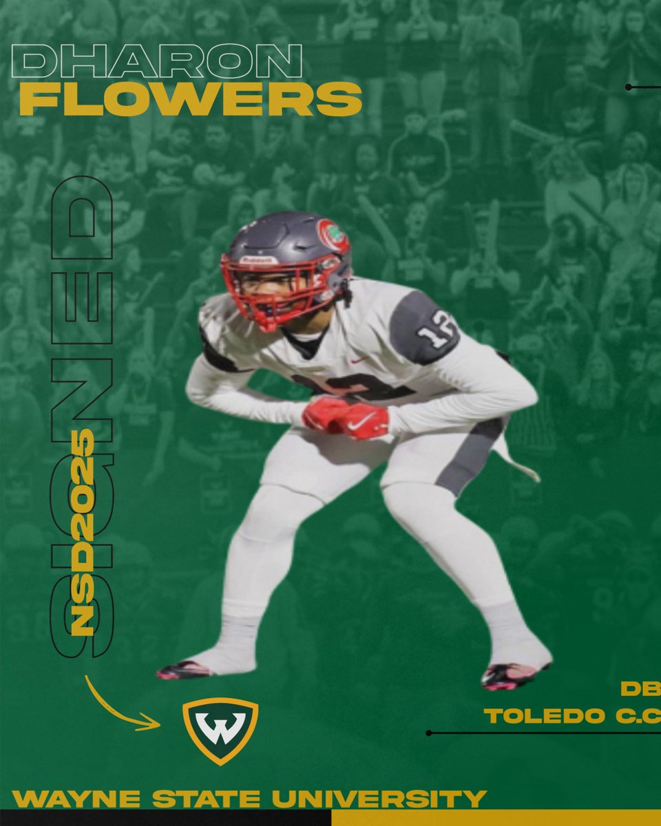 Wayne State Football (@wsuwarriorfb) on Twitter photo This is a family decision! From 45 minutes south of Detroit coming up from Toledo C.C is a stud!!!!!
<a href="/dharon_flowers/">Dharon flowers</a> Lets be great young man!!!!
hudl.com/video/3/173116… This is a family decision! From 45 minutes south of Detroit coming up from Toledo C.C is a stud!!!!!
<a href="/dharon_flowers/">Dharon flowers</a> Lets be great young man!!!!
hudl.com/video/3/173116…
