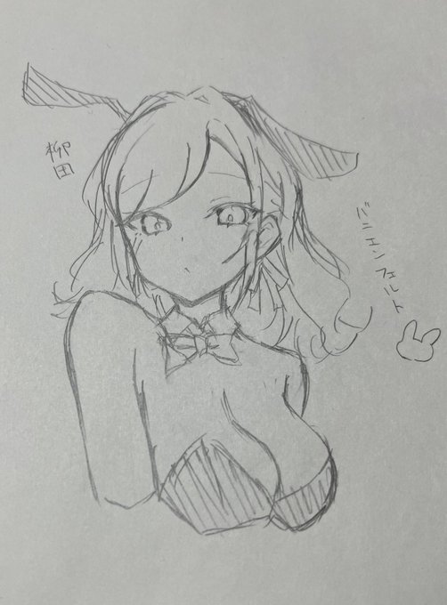 今日はゲストで柳田がバニーするらしい 