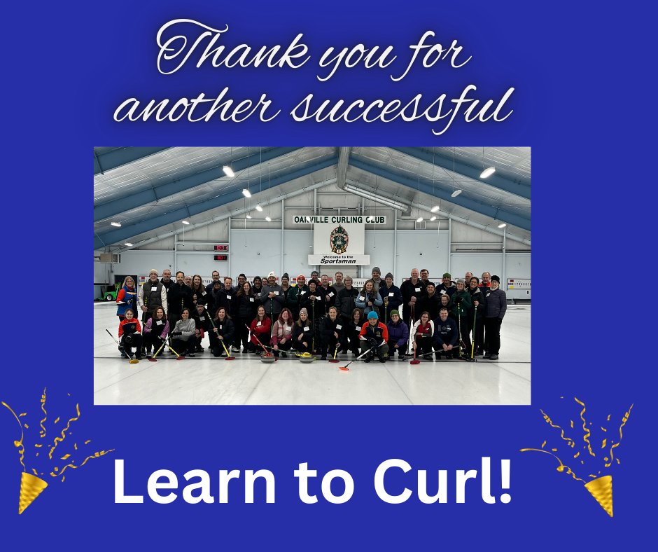 Thank you to all the participants of OCC's Learn to Curl Program who learned how to deliver a rock, sweep, yell hurry hard, and understand the basics of strategy. Our next sold-out Learn to Curl session starts Feb 16!  #curling #learntocurl #torontocurlingassociation #newcurlers