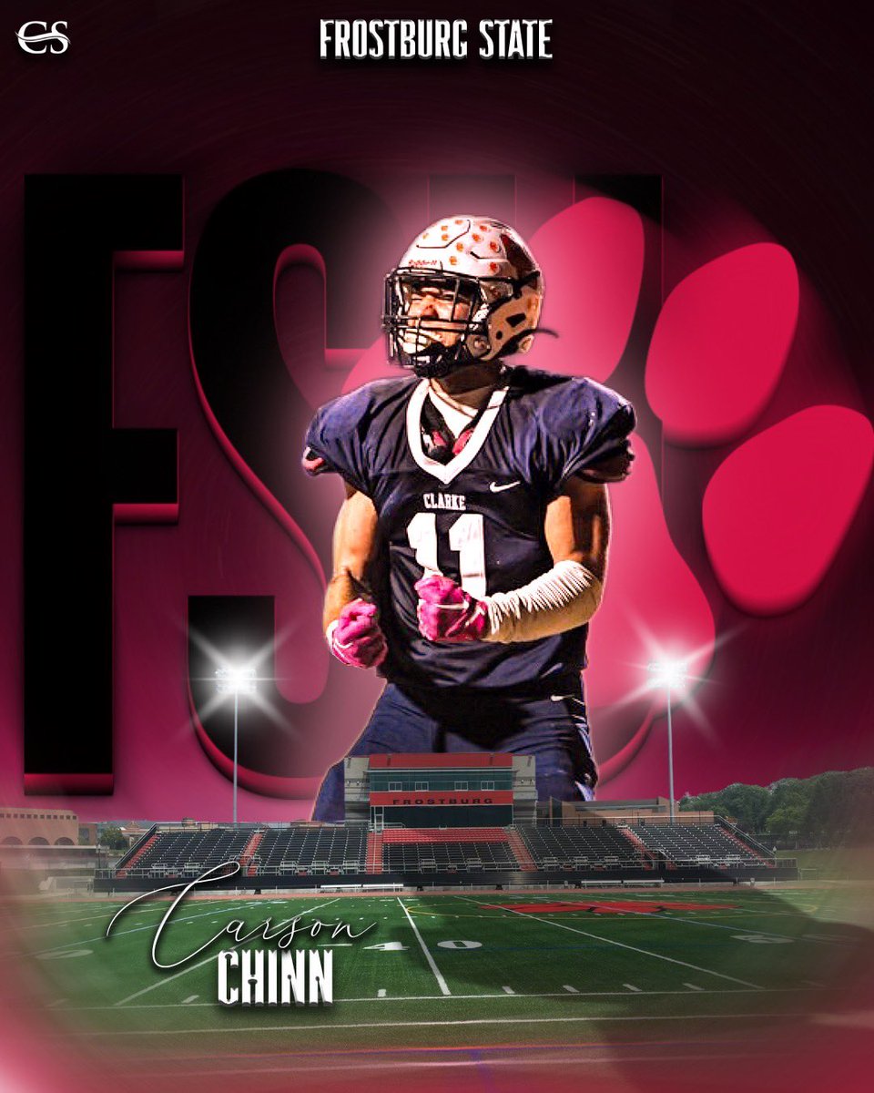 Carson Chinn (@carsonchinn11) on Twitter photo Dream come true. 100% signed and committed. #EarnIt
<a href="/FrostburgFB/">Frostburg Football</a> <a href="/coach_ewags/">Eric Wagoner</a> <a href="/CoachRhodes__/">Eric Rhodes</a> Dream come true. 100% signed and committed. #EarnIt
<a href="/FrostburgFB/">Frostburg Football</a> <a href="/coach_ewags/">Eric Wagoner</a> <a href="/CoachRhodes__/">Eric Rhodes</a>