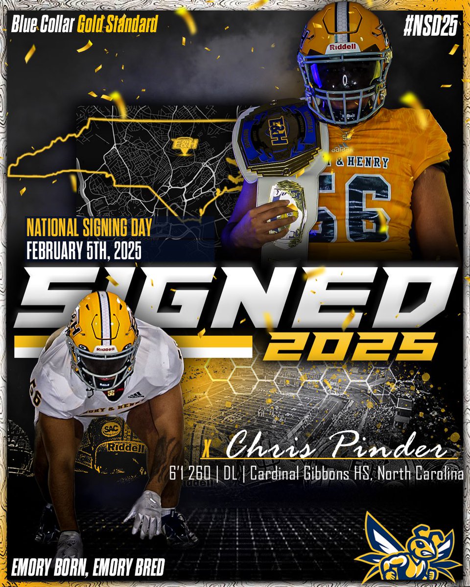 E&H Football (@emoryhenry_fb) on Twitter photo Newest addition to the #HardHatDefense ๐ง, Welcome Home ๐พ๐๐ง๐๐จ ๐๐๐ฃ๐๐๐งโ๏ธโ๏ธ
#GoWasps | #NSD25 
#BlueCollarGoldStandard Newest addition to the #HardHatDefense ๐ง, Welcome Home ๐พ๐๐ง๐๐จ ๐๐๐ฃ๐๐๐งโ๏ธโ๏ธ
#GoWasps | #NSD25 
#BlueCollarGoldStandard