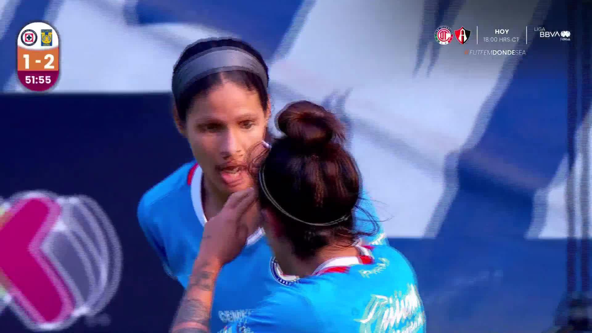 ¡Goooooool! 🚂Quién más... ¡@AerialChav para el primero de @AzulFemenil! 🔥#FutFemDondeSea I #SomosDesafiantes ⚡️