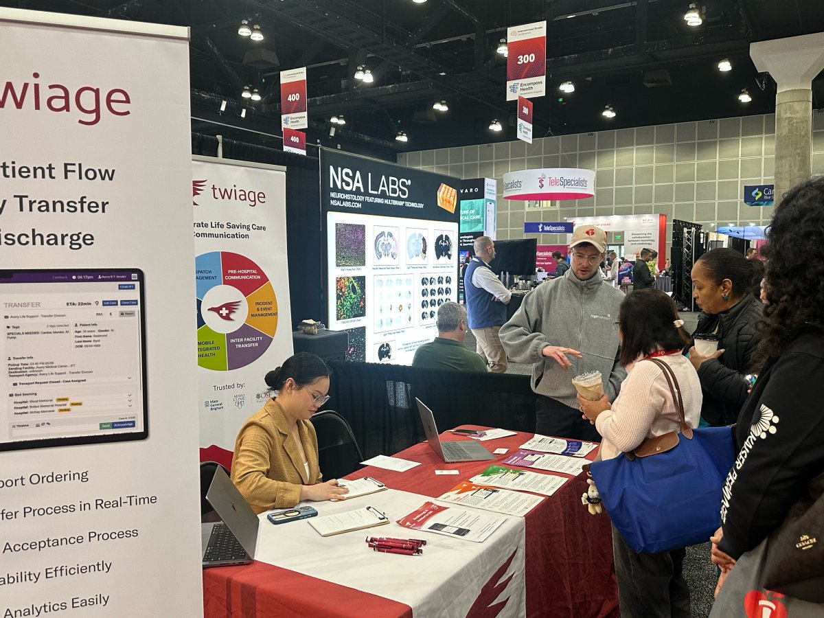Our team is live at the International Stroke Conference showcasing how Twiage, and <a href="/TigerConnect/">TigerConnect</a> , accelerate stroke care by streamlining EMS-to-hospital communication and expediting life-saving treatment. 🚑 ⏩ 🏥

📍 Booth #332 – Come say hello!

#Twiage #ISC2025 #StrokeCare