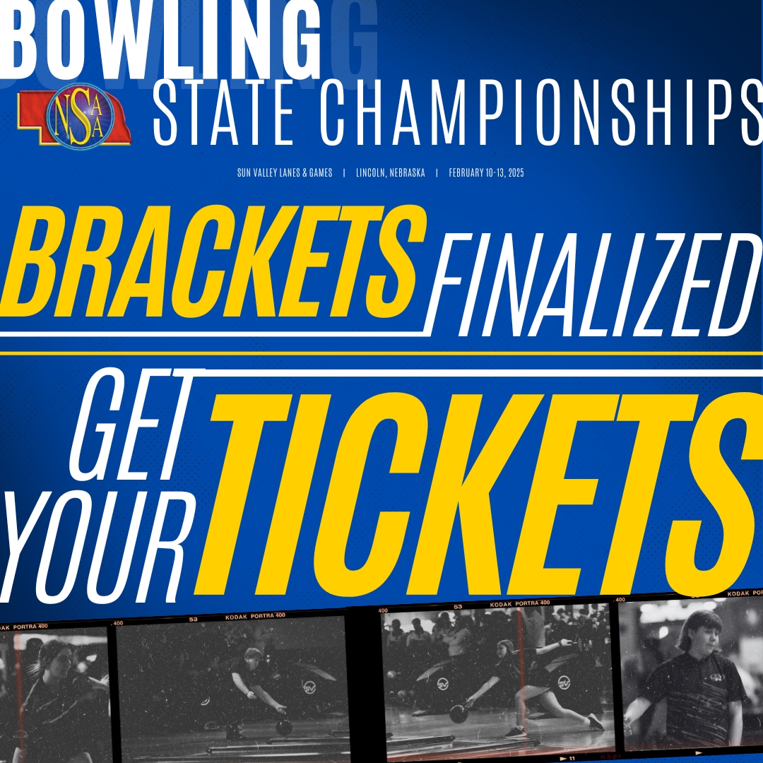 🏆Joining us for the State Bowling Championships?!
32 Teams punched their tickets and are ready to compete!

🎳 Check out the State Bowling Championships HQ Page for brackets, ticket release dates and more: nsaahome.org/nsaa-bowling-c…

#nebpreps