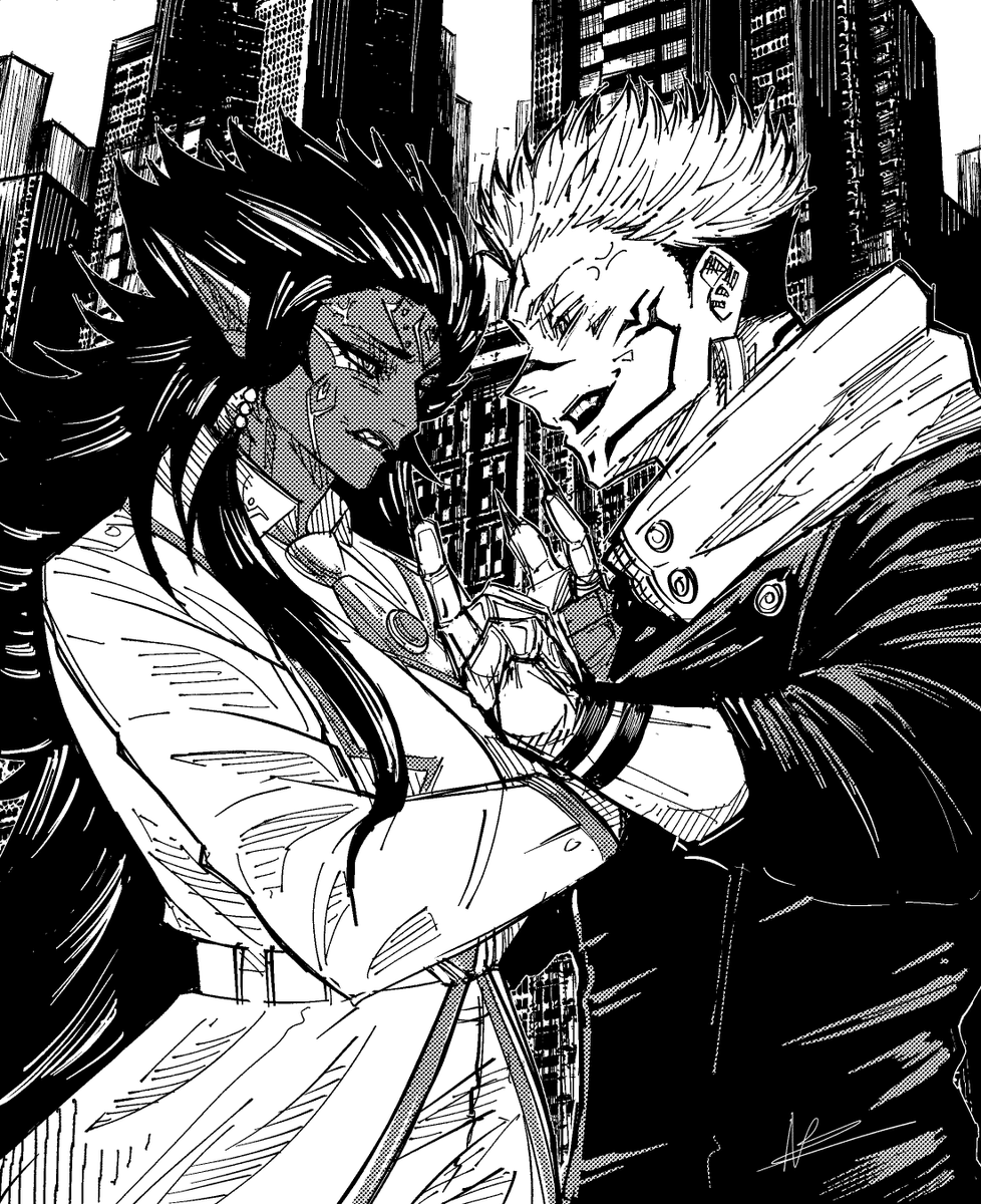 Phantomosis's tweet photo. Oh...the Chaotic Duo. ~ 

(Enjoy the manga version.) https://t.co/qPcIyyfQQj