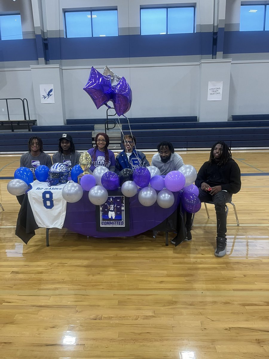 Incredible day recognizing our athletes on National Signing Day! Big things going on at Randolph #FlyFightWin 🦅 ⚡️