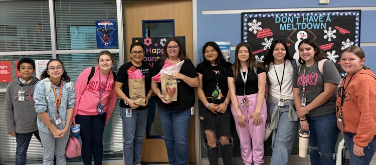 We love our Counselors, Mrs. Milmoe &amp; Mrs. Zaragoza! Student Council honored them during School Counselors Week!