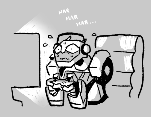 cupTWOst's tweet photo. im watching my friends play fnaf in vc so i drew tfa bumblebee playing fnaf https://t.co/WKjc5LG9PA